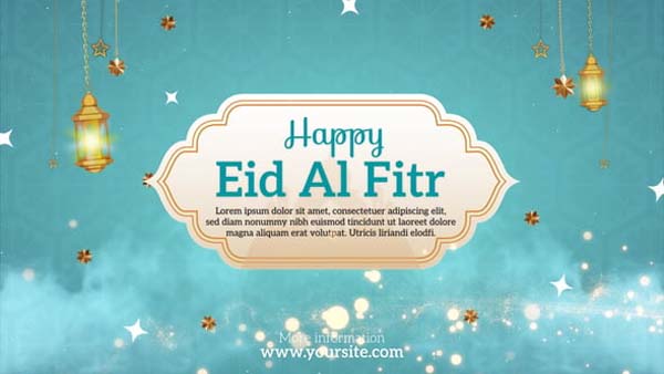 Eid Al Fitr Intro V1 After Effects Project File