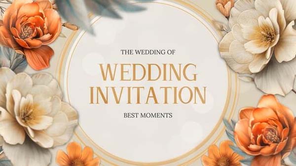 Free Wedding Invitation Slideshow AE Project