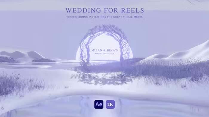 Wedding Invitation for Instagram Reels AE Project