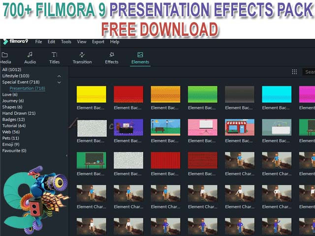 700+ Filmora 9 Presentation Effects Pack Free Download