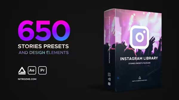 Instagram Library Stories Presets Package