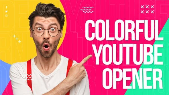 Videohive - Colorful Youtube Opener